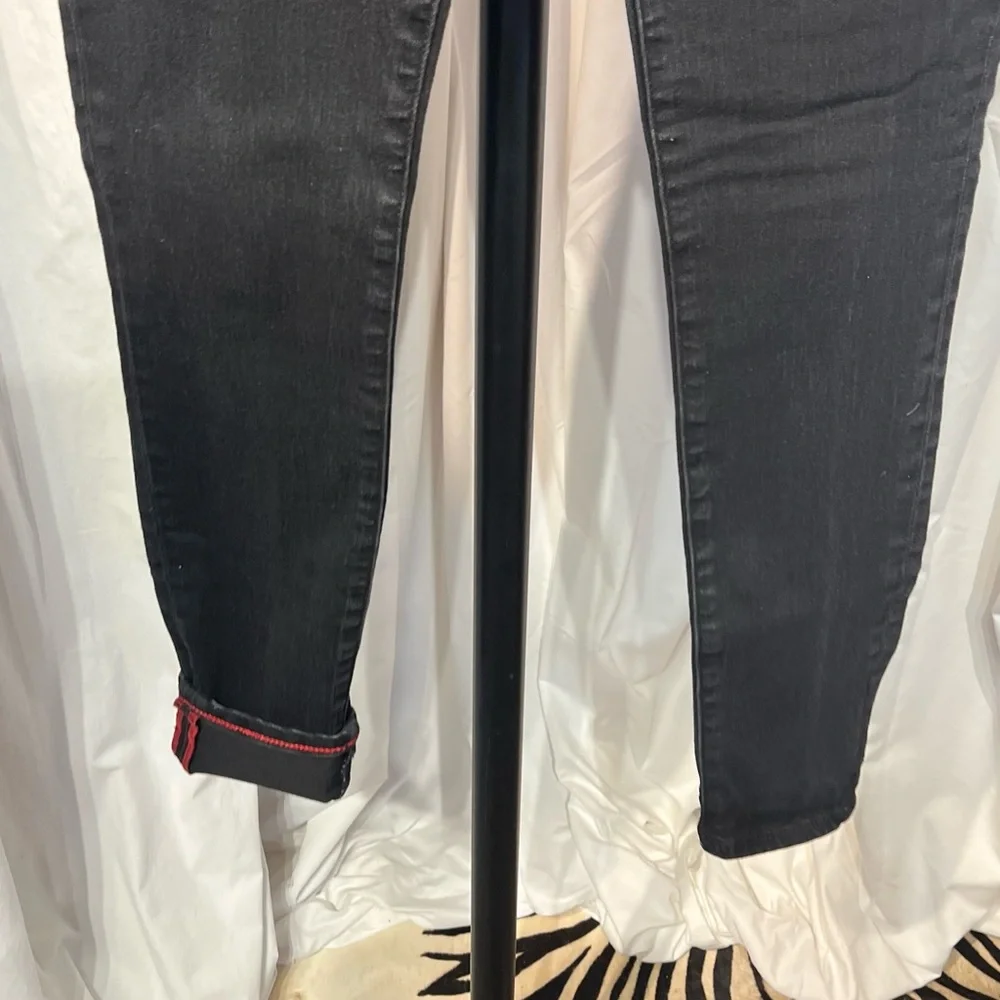 Johnny Was Black Demin Jeans Size 27 - Picture 6 of 11